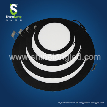 LED-Beleuchtung für gewerbliche Zwecke Deckeneinbau 12W Round LED Panel